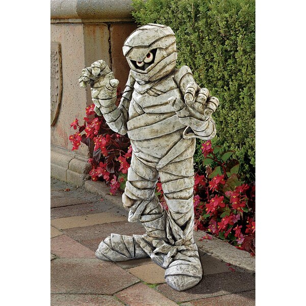 Design Toscano Wrapped Too Tight Garden Mummy Statue - HF550413