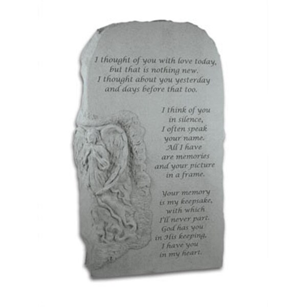 Kay Berry - Inc. I Thought Of You - Memorial - 23 Inches x 13.5 Inches x 5 Inches - KA313370