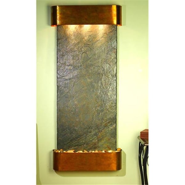Adagio Adagio IFR1002 Inspiration Falls - Green Natural Slate Wall Fountain - IFR1002