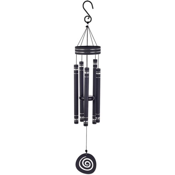 Sunset Vista Designs Wind Chime, Galaxy, Aluminum, Black - 93562