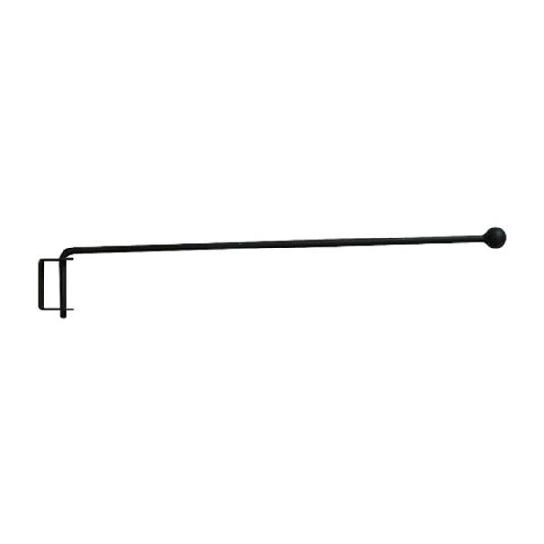 Bbq Innovations 18 in. Black Wrought Iron Swivel Curtain Crane Set - BB3265459