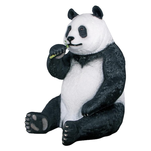 Design Toscano Fantong Oversized Giant Panda Bear Statue with Paw Seat - NE160039
