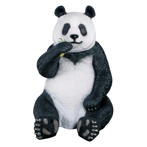 Design Toscano Fantong Oversized Giant Panda Bear Statue with Paw Seat - NE160039