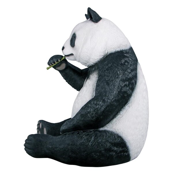 Design Toscano Fantong Oversized Giant Panda Bear Statue with Paw Seat - NE160039