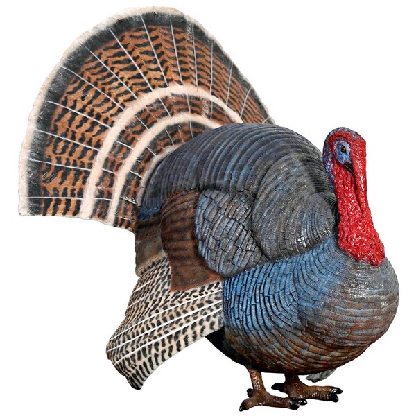 Design Toscano Wild Tom Turkey Grand Scale Animal Statue - NE100126