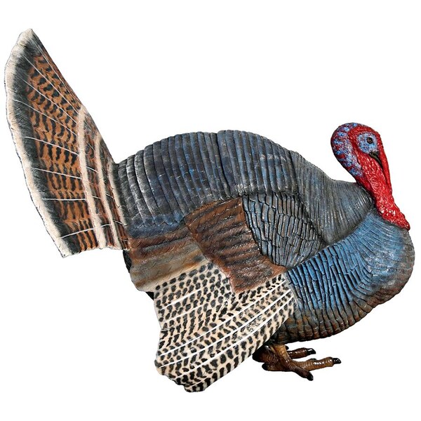 Design Toscano Wild Tom Turkey Grand Scale Animal Statue - NE100126