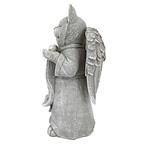 Design Toscano Paw Prints on our Hearts Memorial Cat Statue - QL59385