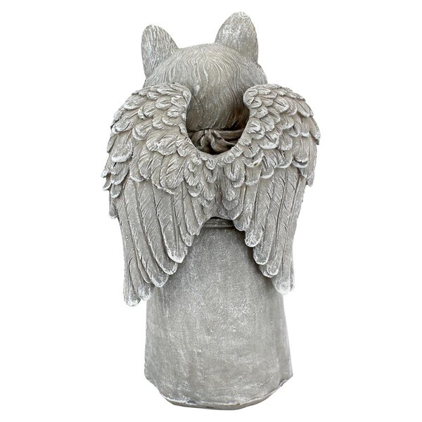 Design Toscano Paw Prints on our Hearts Memorial Cat Statue - QL59385