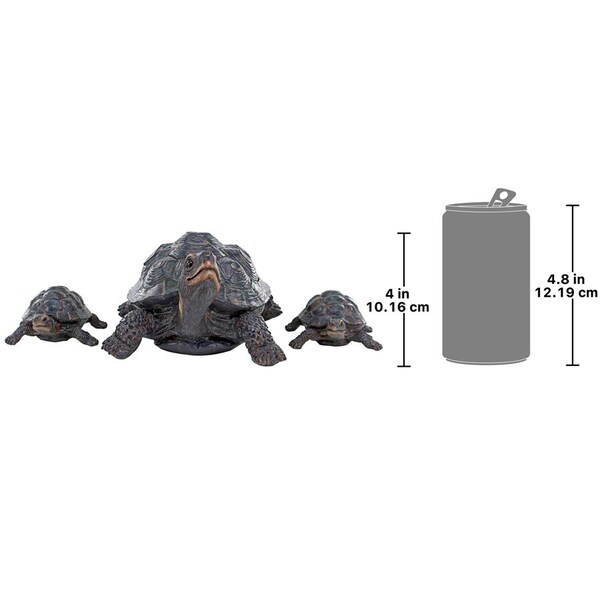 Design Toscano Turtle Tribe Garden Tortoise Family Statues - QM6440420