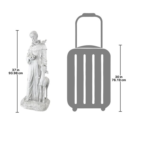 Design Toscano Saint Francis of Assisi, Patron Saint of Animals Garden Statue - KY1336