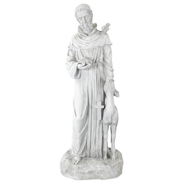 Design Toscano Saint Francis of Assisi, Patron Saint of Animals Garden Statue - KY1336