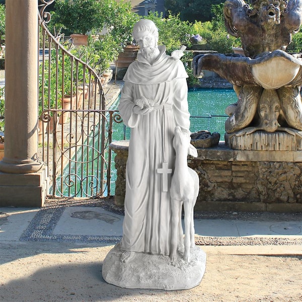 Design Toscano Saint Francis of Assisi, Patron Saint of Animals Garden Statue - KY1336