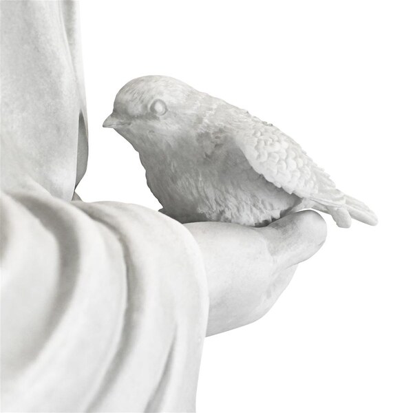 Design Toscano Saint Francis of Assisi, Patron Saint of Animals Garden Statue - KY1336