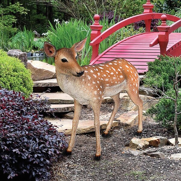 Design Toscano Spotted Deer, Forest Fawn Sculpture - NE110108