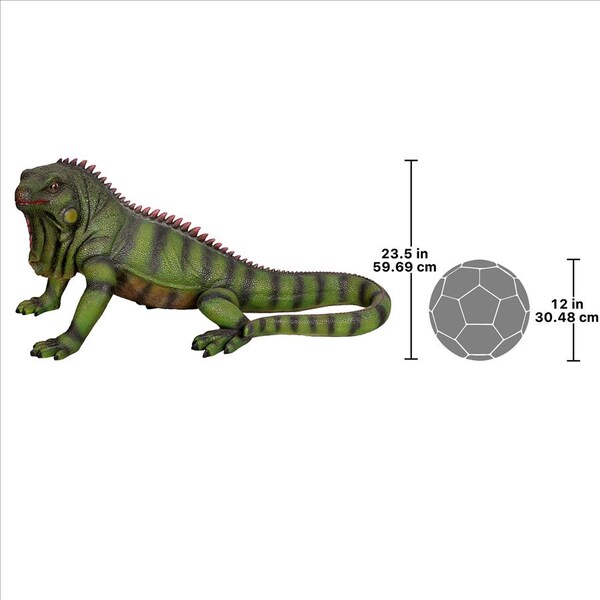 Design Toscano Giant Iggy the Iguana Reptile Statue - NE867207