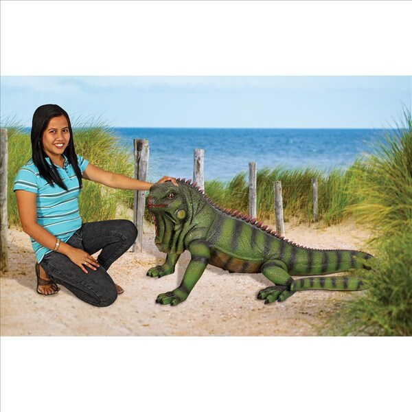 Design Toscano Giant Iggy the Iguana Reptile Statue - NE867207