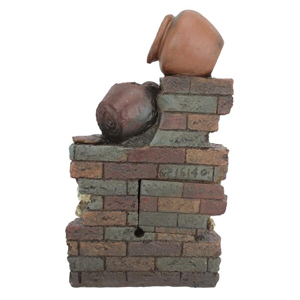 Design Toscano Villa La Piccolina Cascading Urns Illuminated Garden Fountain - QN154039