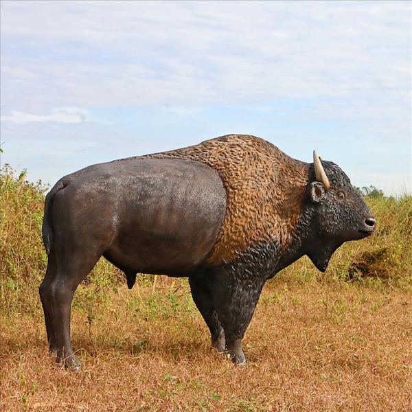 Design Toscano Large Scale Buffalo of the Great Plains Statue - NE170229