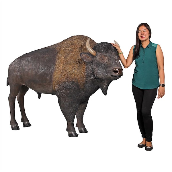 Design Toscano Large Scale Buffalo of the Great Plains Statue - NE170229
