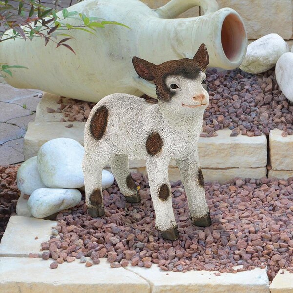 Design Toscano New Kids on the Farm Baby Goat Animal Statues: Romeo - QM23053