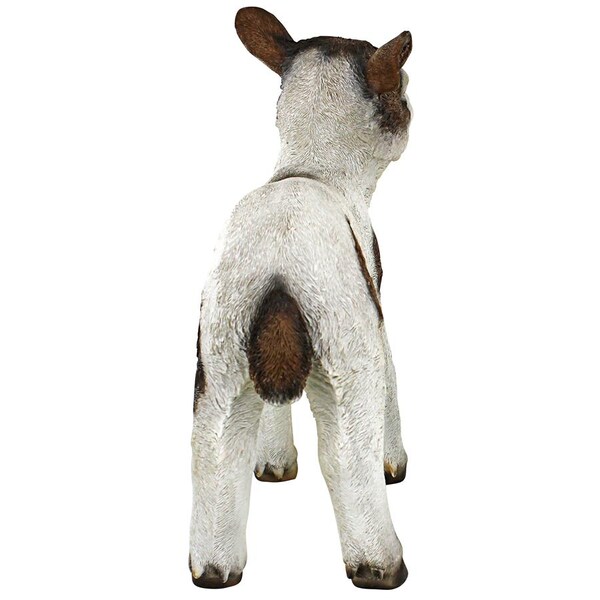 Design Toscano New Kids on the Farm Baby Goat Animal Statues: Romeo - QM23053