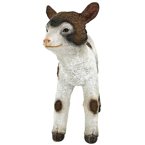 Design Toscano New Kids on the Farm Baby Goat Animal Statues: Romeo - QM23053
