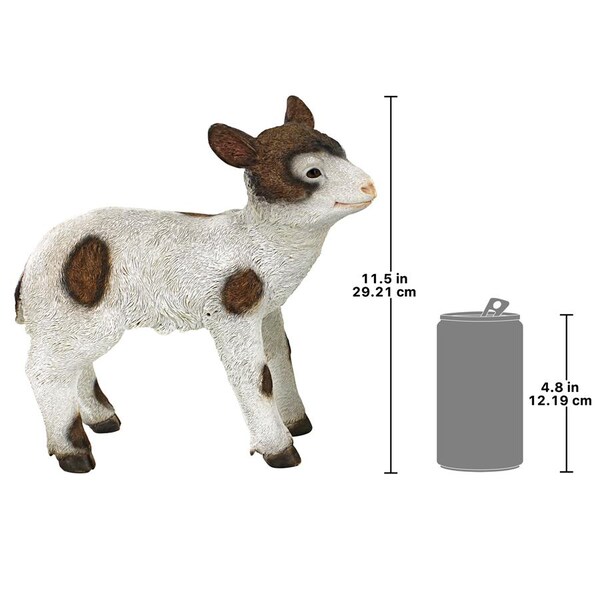 Design Toscano New Kids on the Farm Baby Goat Animal Statues: Romeo - QM23053