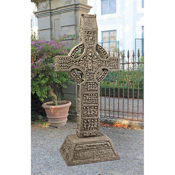 Design Toscano Muiredach High Celtic Cross Grand Scale Statue - NE110130