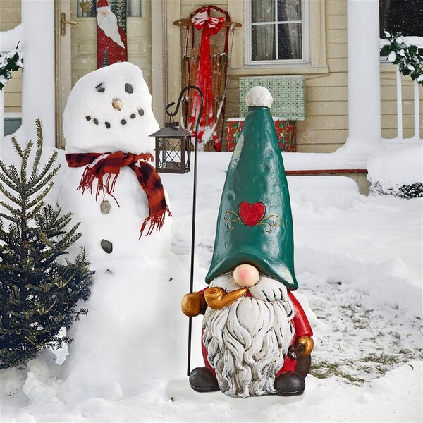 Design Toscano Moe the North Pole Gnome Holiday Statue - FU82898