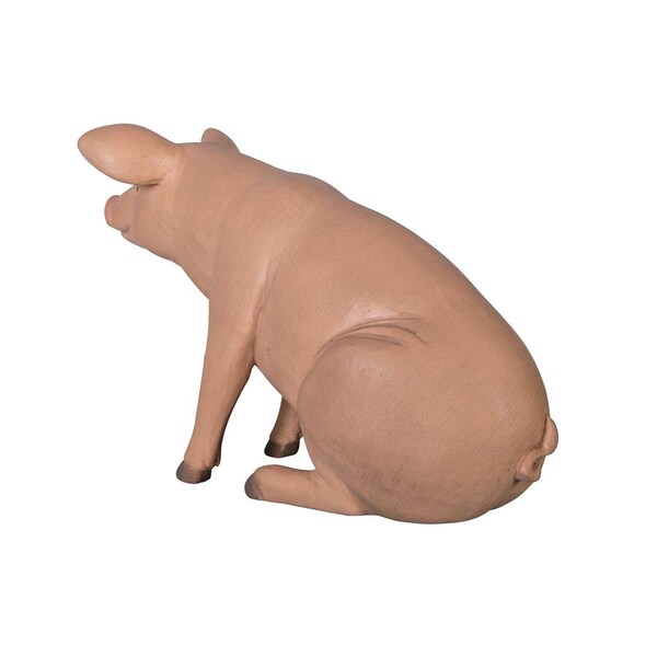 Design Toscano Sitting In Hog Heaven: Large Pig Statue - NE20601