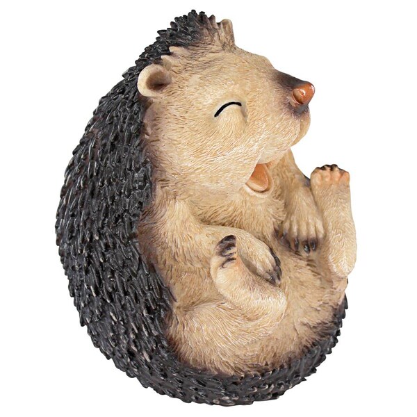 Design Toscano Roly-Poly Laughing Hedgehog Statue: Small - QM22559