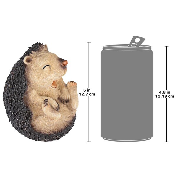 Design Toscano Roly-Poly Laughing Hedgehog Statue: Small - QM22559