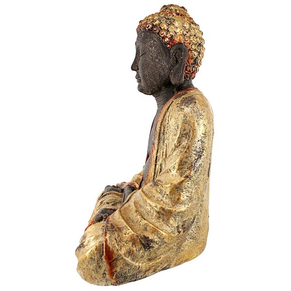 Design Toscano Earth Witness Buddha Asian Spiritual Statue - DS193293