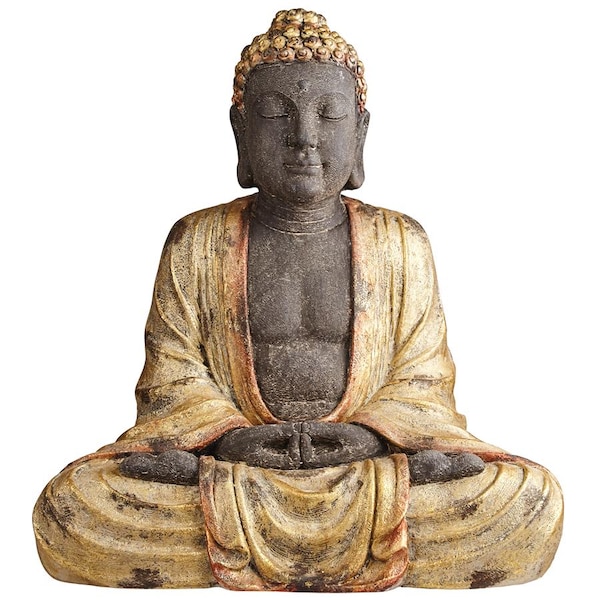 Design Toscano Earth Witness Buddha Asian Spiritual Statue - DS193293