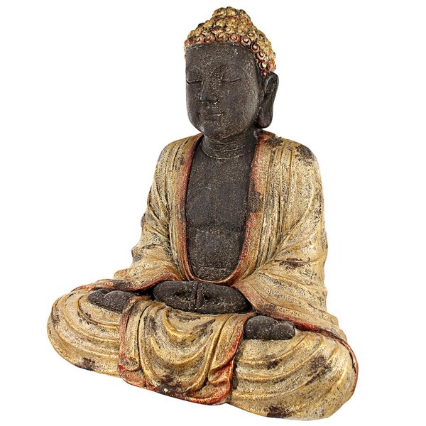 Design Toscano Earth Witness Buddha Asian Spiritual Statue - DS193293