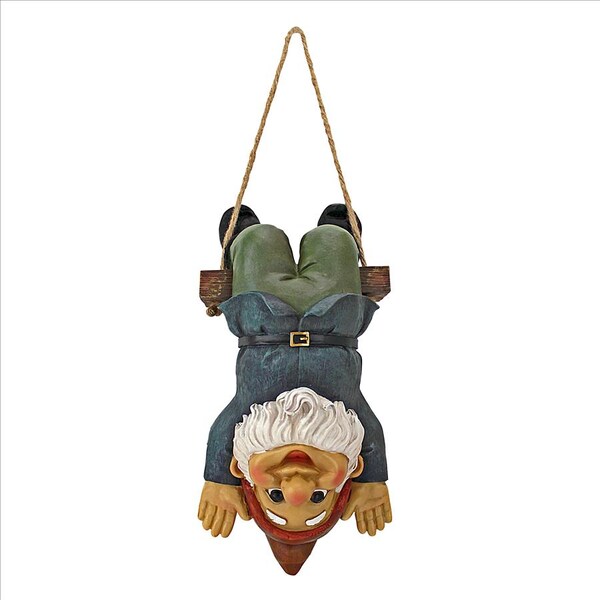 Design Toscano Alfie the Acrobat: Swinging Gnome Statue - QM2452500