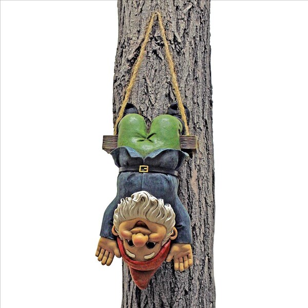 Design Toscano Alfie the Acrobat: Swinging Gnome Statue - QM2452500