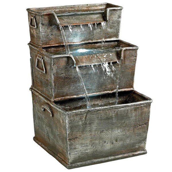 Design Toscano Saddle Mountain Cascading Garden Fountain - DW46056