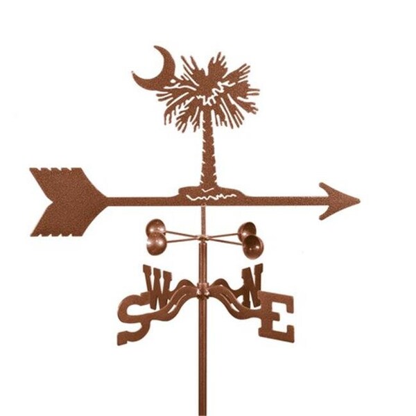 Ez Vane EZ Vane EZ1903-GR Palmetto Weathervane with Garden Mount - EZ1903-GR