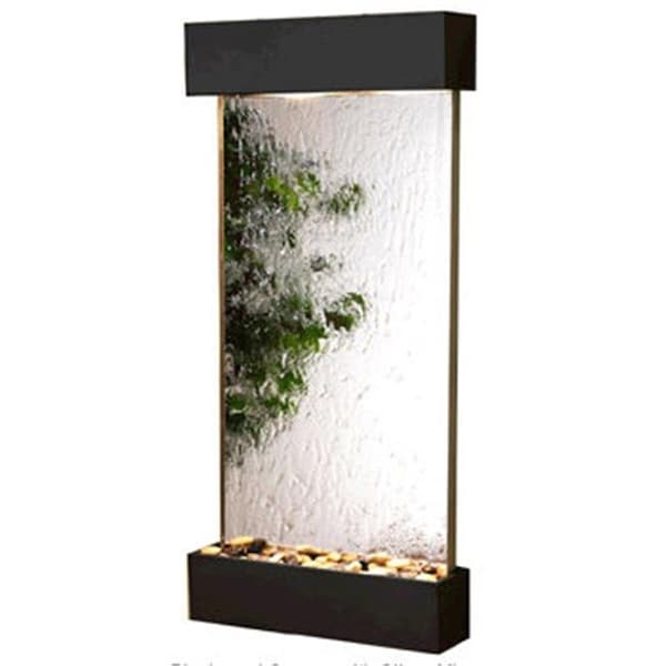 Adagio Adagio WCS1540 Whispering Creek - Silver Mirror Wall Fountain - WCS1540