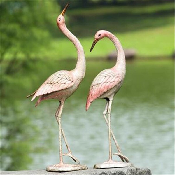 Spi Home- San Pacific Intl Flamboyant Crane Garden Pair - 50900