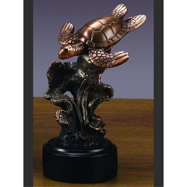 Marian Imports Sea Turtle Sculpture 4 x 6.5 in. - 52007
