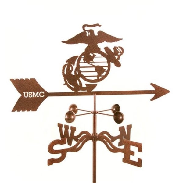 Ez Vane EZ Vane EZ1707-GR Marines Weathervane with Garden Mount - EZ1707-GR