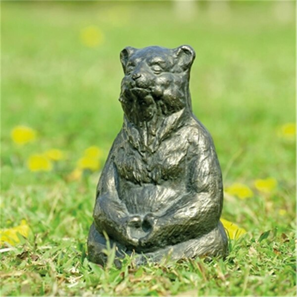 Spi Home Meditating Yoga Bear Garden Sculpture - 12 X 8 X 7.5 In. - 51049