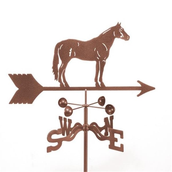 Ez Vane EZ Vane EZ1504-DK Quarter Horse Weathervane with Deck Mount - EZ1504-DK