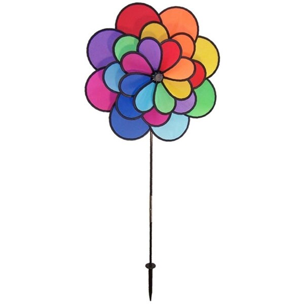 In The Breeze Triple Wheel 24 Petal Flower Spinner - ITB2830