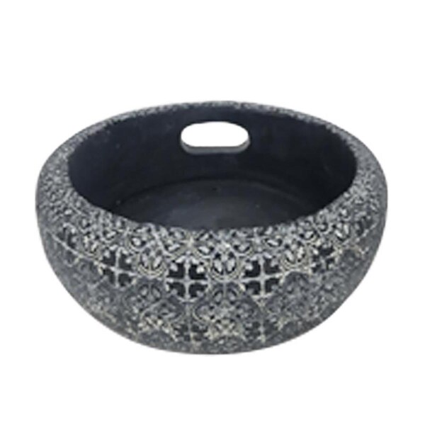 Gardencare Black & Gray Resin Echo Dot Holder Outdoor Decoration, 3PK - GA2741543