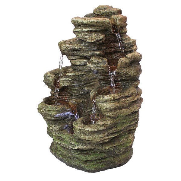 Design Toscano Horseshoe Bend Illuminated Garden Fountain - QN154033