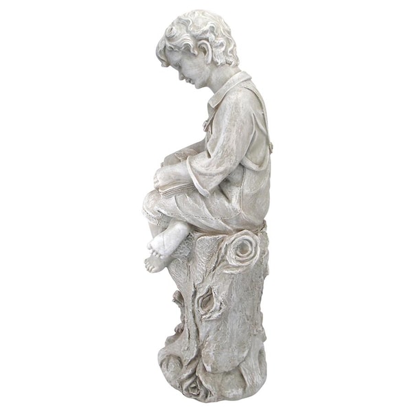 Design Toscano Sebastian the Reading Child Garden Statue - JQ9635