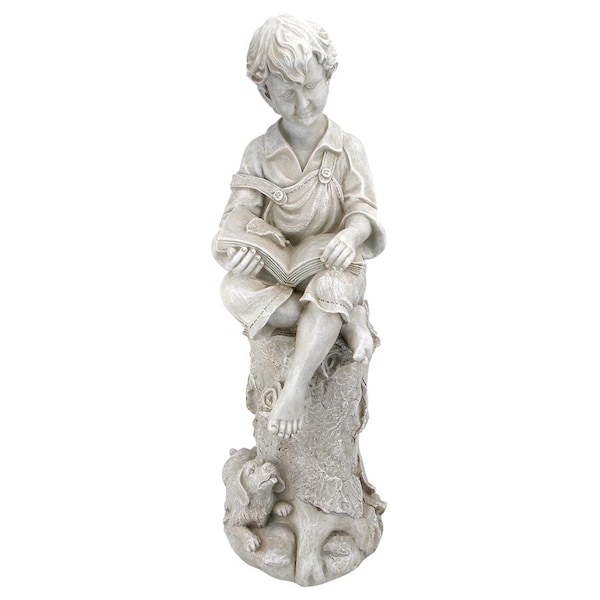 Design Toscano Sebastian the Reading Child Garden Statue - JQ9635